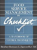 Food Service Management by Checklist: A Handbook of Control Techniques