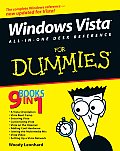 Windows Vista All In One Desk Reference for Dummies