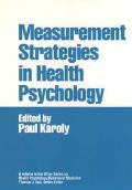 Measurement Strategies In Health Psychol