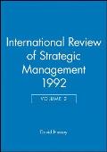 International Review of Strategic Management 1992, Volume 3
