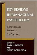 Key Reviews In Managerial Psychology