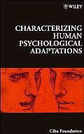 Wiley Series in European Law #208: Characterizing Human Psychological Adaptations - No. 208
