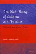 Well Being of Children & Families Research & Data Needs