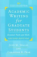 Academic Writing for Graduate Students Essential Tasks & Skills