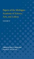 Papers of the Michigan Academy of Science, Arts and Letters: Volume II