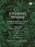 Johannes Brahms Complete Shorter Works