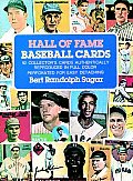 Hall of Fame Baseball Cards: 92 Collector's Cards Authentically Reproduced in Full Color