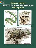 Reptiles & Amphibians Coloring Book