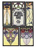 Authentic Art Nouveau Stained Glass Designs in Full Color