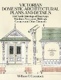Victorian Domestic Architectural Plans & Details 734 Scale Drawings of Doorways Windows Staircases Moldings Cornices & Other Elements