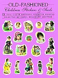 Old Fashioned Children Stickers & Seals 68 Full Color Pressure Sensitive Designs