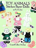 Toy Animals Sticker Paper Dolls In Full Color