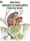 Monkeys and Apes Coloring Book