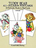 Teddy Bear All Occasion Postcards 24 Full Color Ready To Mail Cards