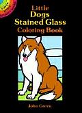 Little Dogs Stained Glass Coloring Book
