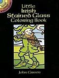 Little Irish Stained Glass Coloring Book