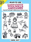 Ready To Use Illustrations of Toys Dolls & Games