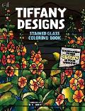 Tiffany Designs Stained Glass Coloring Book