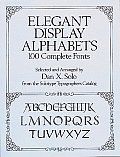 Elegant Display Alphabets 100 Complete