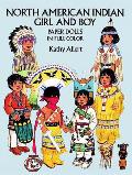 North American Indian Girl & Boy Paper Dolls in Full Color