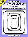 Ready To Use Bold Contemporary Borders 63 Different Copyright Free Designs Printed One Side