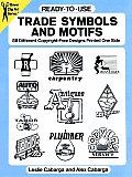 Ready To Use Trade Symbols & Motifs 88 Different Copyright Free Designs Printed One Side