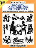 Ready To Use Reading & Writing Silhouettes 95 Different Copyright Free Designs Printed One Side