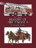 History of Fire Engines Coloring Book