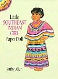 Little Southeast Indian Girl Paper Doll mini book