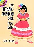 Little Hispanic American Girl Paper Doll mini book