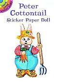 Peter Cottontail Sticker Paper Doll mini book