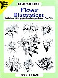 Ready To Use Flower Illustrations 96 D