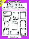 Ready To Use Holiday Small Frames & Borders 229 Different Copyright Free Designs Printed One Side