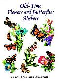 Old Time Flowers & Butterflies Stickers