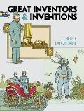 Great Inventors & Inventions Coloring Book
