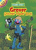 Sesame Street Grover Sticker Paper Doll