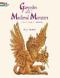 Gargoyles & Medieval Monsters Coloring Book