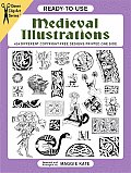 Ready To Use Medieval Illustrations 424 Different Copyright Free Designs Printed One Side