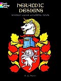 Heraldic Designs Stained Glass Coloring Book