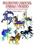 Decorative Carousel Animals Stickers 2