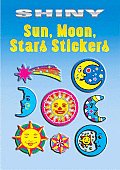 Shiny Sun Moon Stars Stickers