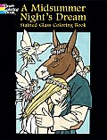 Midsummer Nights Dream Stained Glass Coloring Book