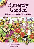 Butterfly Garden Sticker Picture Puzzle With Stickers