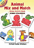 Animal Mix & Match Sticker Activity Book