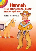 Hannah the Horseback Rider Sticker Paper Doll