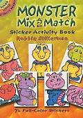 Monster Mix and Match Sticker Activity Book [With Reusable Stickers]
