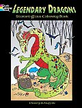 Legendary Dragons Stained Glass Coloring Book