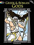 Greek & Roman Gods Stained Glass Coloring Book