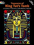 Treasures of King Tuts Tomb Stained Glass Coloring Book