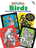 Birds GemGlow Stained Glass Coloring Book
